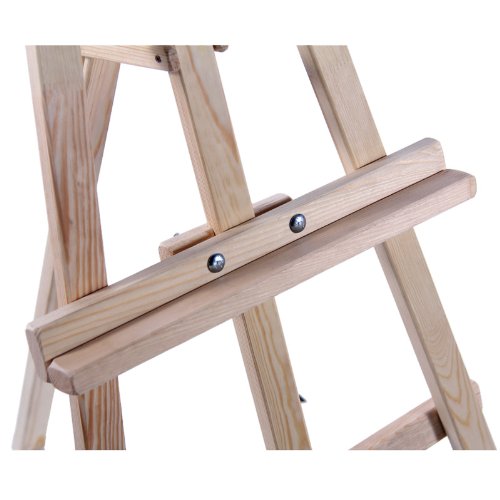 Kinderstaffelei 130cm mit Zubehör Atelierstaffelei Standstaffelei Dreifuss Stand Holzstaffelei - 5