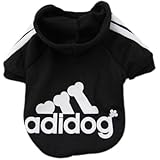 Zehui süsse Haustier Hund Katze Pullover Hündchen T-Shirt Warme Pullover Mantel Kleidung Apparel Schwarz S