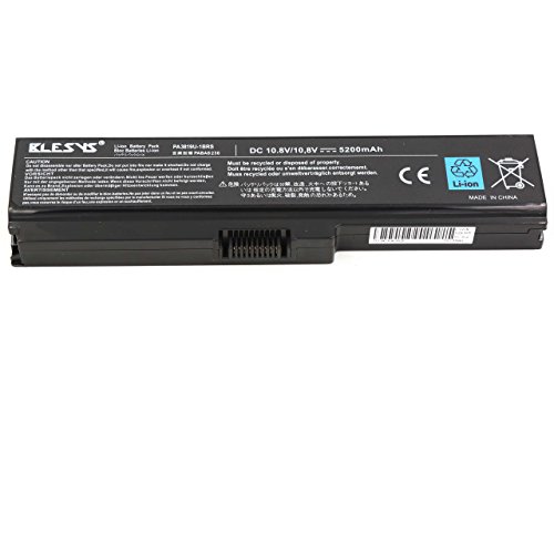 BLESYS – 10.8V/5200mAh TOSHIBA PA3817U-1BAS, PA3817U-1BRS, PA3818U-1BRS, PA3819U-1BRS, PA3816U-1BRS, PA3816U-1BAS Ersatz Laptop Akku fit Toshiba Satellite A600 A655 A660 A660D A665 A665D C600D C675 C675D L630 L635 L640 L645 L645D L650 L655 L655D L670 L670D L675 L675D L700 L730 L735 L735D L740 L745 L745D L750 L750D L770 L770D L775 L775D M640 M645 P740 P740D P745 P745D P750 P750D P755 P755D P770 P770D P775 P775D Serie - 4
