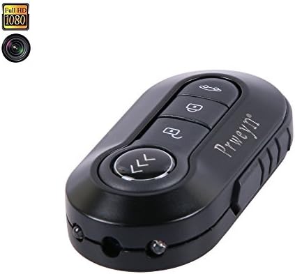 Spy Camera Car Key Motion Detection HD 1080P Camcorder , Prweyn® 16GB Metal Fuselage Mini DV Car Key Hidden Camcorder Night Vision Thumb DVR Camera Recorder 1920×1080 Video Recorder