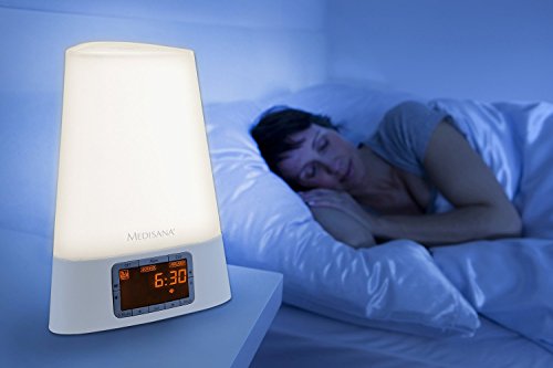 Medisana WL 450 Lichtwecker mit künstlichem Sonnenaufgang, Farbwechsel mit 7 Farben, Naturklängen, Radio, MP3 - 3