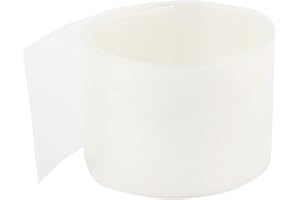 UXCELL sourcing map Tubo Termorretráctil, Termoretractil para Baterías 18650/AAA, 2m Longitud, Ancho Plano de 45mm, Funda Termoretractil Bateria, Tubo Termoretractil PVC, Termoretractil Transparente