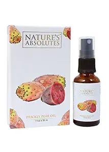 Natures Absolutes Cold Pressed Prickly Pear Seed Oil for Hair and Skin, 30ml
