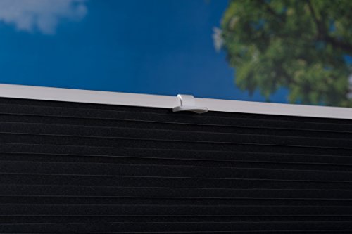 K-home Klemmfix-Plissee Palma Anthrazit 40 x 130 cm +++Verdunklung+++ - 6