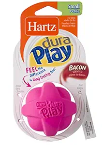 Hartz Dura Play Bacon Scented Dog Ball - Small (Colors Vary)