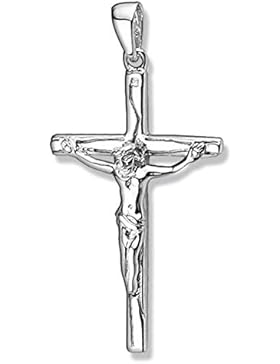 Schmuck-Pur Echt Silber Kruzifix Kreuz-Anhänger mit Korpus