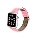Produktbild BZLine für Apple Watch Armband 38mm/42mm, Premium Leder Ersatz Armband iWatch Series Leder Band Armbänder für Apple Watch Series 3, Series 2, Series 1 (42 mm, Rosa)