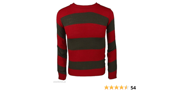 red and green striped sweater mens
