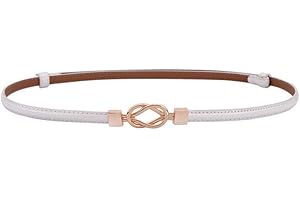 Oyccen Cinturones Finos de Mujer Vestido Ajustable Cinturón de Cuero Correa de Cintura