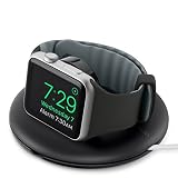 Base de carga fija y superficie de carga plana: el pie ajustable facilita la carga en movilidad del apple watch en posición vertical u horizontal