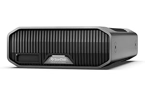 SanDisk Professional 8 TB G-DRIVE Project, con slot PRO-BLADE SSD Mag, Thunderbolt 3, USB (10 Gbps), disco rigido classe Enterprise 7200 RPM, velocità di lettura fino a 250 MB/s