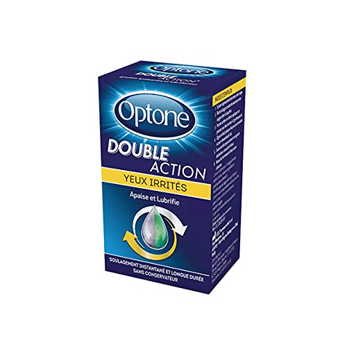 Optone Double Action Yeux Irritées 10 ml