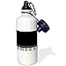Produktbild Schwarz Piano Edge baby Grand Tastatur Musik Design für Pianist Musical Player und Musiker Geschenke Sport Wasser Flasche Edelstahl-Flasche für Frauen Herren Kinder 400 ml