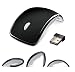 Produktbild Nifogo Maus Kabellos Faltbar Wireless Mouse 2,4GHz Mini USB Empfänger für PC Laptop (Schwarz)