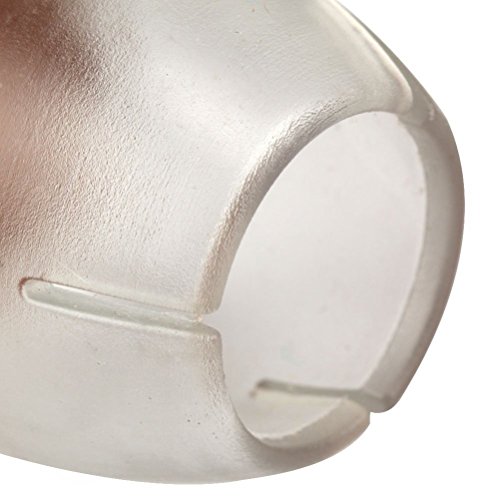 tankerstreet Kunststoff Stuhl Tisch Bein Bodenschoner Gummi rund für Eßzimmer Tisch, Holz Kunststoff Bodenschoner Matte Pads transparent für Stuhl Tisch 25–29 mm, Möbel Tisch Bein Bodenschutz Tassen Kappen transparent, 8 Stück - 7