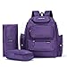 Produktbild VBag Wickeltasche Rucksack w/kinderwagenhalter und Wickelunterlage und Tasche Outdoor (lila)