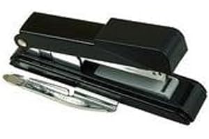 Bostitch B8RE-F-C-BLACK Tischhefter B8 Flat Clinch Heftkapazität 40 Klammerstärke 11 x 6 mm, schwarz