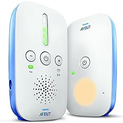 Philips Avent SCD501/00 Babyphone Dect Blanc, Pile et Secteur