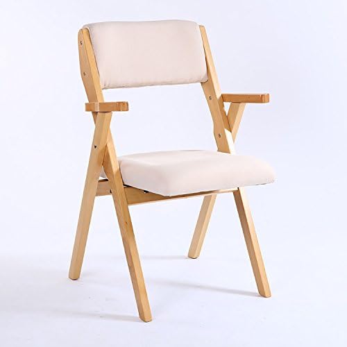 Chairs LL fold up chairs Wood Folding Chairs Solid Wood Dining Chair Folding Leisure Cloth Chairs Modern Nordic Modern Backrest Tables And Chairs Folding Chairs ( Color : 1# )