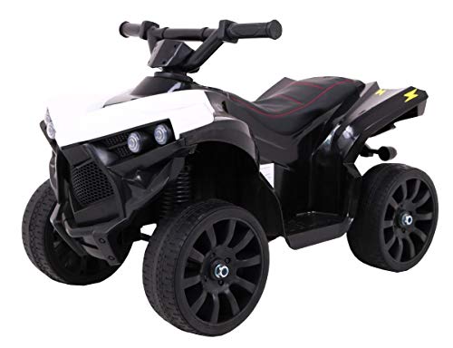 Preisvergleich Produktbild Navi Kleines Quad Kinderfahrzeug Elektrofahrzeug Zwei Farben (weiß)