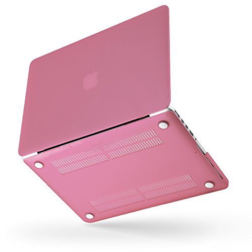 E-Tree MacBook Pro 13 Retina Hülle Schale, Ultra Slim Hartschale Tasche Cover Shell, Tastatur Abdeckung Schutzhülle für Apple MacBook Pro 13.3 Zoll mit Retina Display Modell:A1502 und A1425 – Rosa - 5