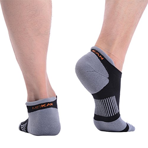 Running Socken, MEIKAN COOLMAX Laufsocken, Professionelle Sport- und Athletiksocken [1 Paar] schnell trocknend feuchtigkeitsableitend atmungsaktiv gegen Blasen Material geeignet zum Radfahren, Joggen, Rennen, Fahren, Wandern, Tennis, Marathon, Triathlon, für Herren und Damen - 6