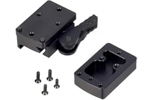 APLUSGEAR Aluminum Mini Quick Release Scope Mount with QD Auto Lock Fits 20mm Picatinny Rails