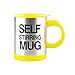 Produktbild Mischen Selbstrührende Becher Automatische Edelstahl-Kaffee Trinkbecher für Tee Milch Kakao, Elektro-Becher für Reisen, Haus, Büro (Gelb)