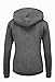 Fab Style Ladies Plain Sweatshirt Womens Fleece Zip Hooded Jacket Top Plus Sizes 16-20