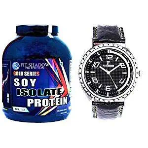 Fit Shadow Nutrition 90% Soy Isolate Protein Powder.Sugar Free,Low Fat,Low Carb,Best Protein Supplement For Men,Women,Boys,Beginners.5lbs (Vanilla)