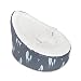 Doomoo Seat New for 2016 - Baby beanbag from Birth-30kg Leaves Grey