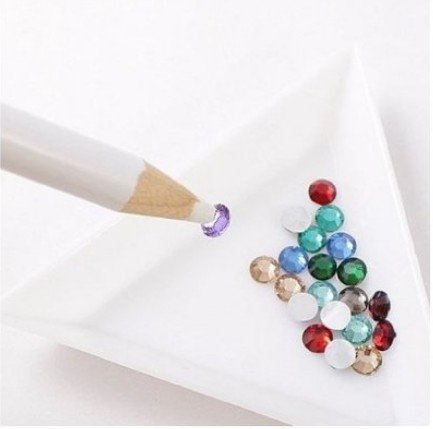 3X WAX PICKER PENCIL RHINESTONE GEMS CRYSTALS NAIL ART TOOL CRAFTS TOOL