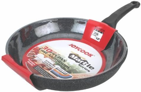 Ceramic Marble Coated Cast Aluminium Non Stick Fry Pan 30 cm (12 Inch) by JOYCOOK