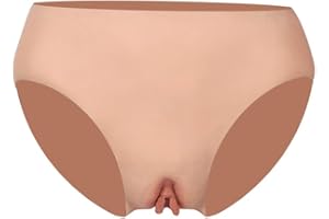 Wisfancy Bragas de Silicona Vagina Realista Falso coño Ropa Interior Oculta Gaff Tanga Calzoncillos transgénero Culo para los Hombres Crossdresser Drag Queen Cosplay