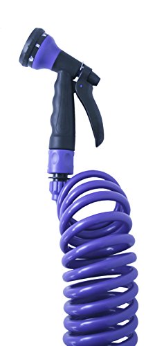 Natrain Manguera Espiral Violeta 21x10x41 cm Colors15