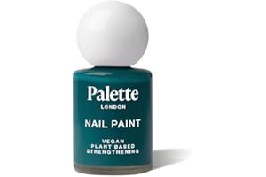 Palette London Signature Nail Paint - Halal, Vegan, Breathable Nail Polish (Royal Peacock)