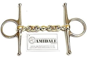 Amidale Full Cheek Waterford Horse Bit Copper Mix German Silver Stainless Steel BNWT (5.75)