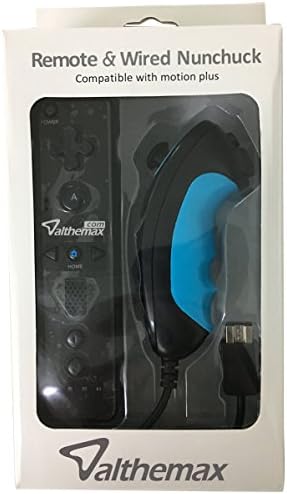 Althemax® New design Non-slip Anti-slip Comfort Grip remote controller nunchuk Basic Black for Nintendo Wii / Wii Mini / Wii U