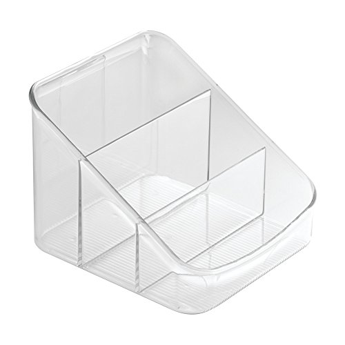 InterDesign Linus Caja para cocina organizador de pl stico con 3 compartimentos organizador de condimentos y envases transparente reviews InterDesign Linus Caja para cocina organizador de pl stico con 3 compartimentos organizador de condimentos y envases transparente
