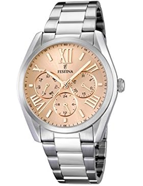 Festina Damen-Armbanduhr Analog Quarz Edelstahl F16750/3