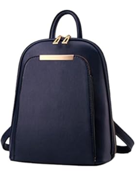 YAANCUN Damen PU Leder Rucksack Reise Schultasche Daypacks Für Outdoor Sports