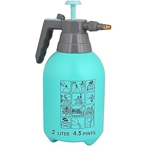 UGROW India 2 Litre Multipurpose Hand Sprayer | Classic Hand-Powered Spray Bottle for Gardening, Plant Care, Car & Bike Wash, Home Cleaning & Sanitising