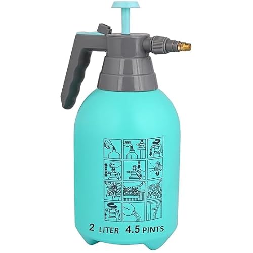 UGROW India 2 Litre Multipurpose Hand Sprayer | Classic Hand-Powered Spray Bottle for Gardening, Plant Care, Car & Bike Wash, Home Cleaning & Sanitising