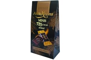 TURRONES FABIÁN Minitabletas de Chocolate (chocolatinas individuales) estuche de 200g - Antiu Xixona