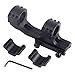 Produktbild LETAOSK 25mm Doppelringe Freischwinger Flat Top Scope Halterung für 20mm Picatinny Weaver Rail