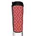 Produktbild QIUJUAN Stainless Steel Insulated Coffee Travel Mug,Elements Harmony of Past and Future Theme,Orangs,Spill Proof Flip Lid Insulated Coffee Cup Keeps Hot or Cold 11.8oz(350 ml Customizable Printing