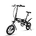 Produktbild gaeruite faltendes elektrisches Fahrrad Herren/Damen, 14inch Ultra helle faltende Stadt Ebike, 36V 4.0Ah 240W Elektrofahrrad, Geschwindigkeit bis zu 25KM / H mit 35-50KM Long-Range Batterie