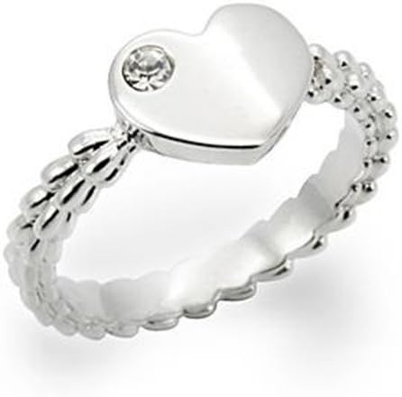 BestOfBijoux® - Hartley - Heart Ring - Women's Ring - Crystal