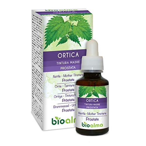 ORTIGA (Urtica dioica) hojas y raíces BIOALMA® Tintura Madre sin alcohol | Extracto líquido gotas 60 ml | Próstata | Complemento alimenticio | Vegano