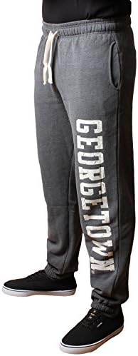 Mens American Freshman Fleece Tracksuit Bottoms Joggers Sweat Pants Heather Charcoal Marl / Parklands L
